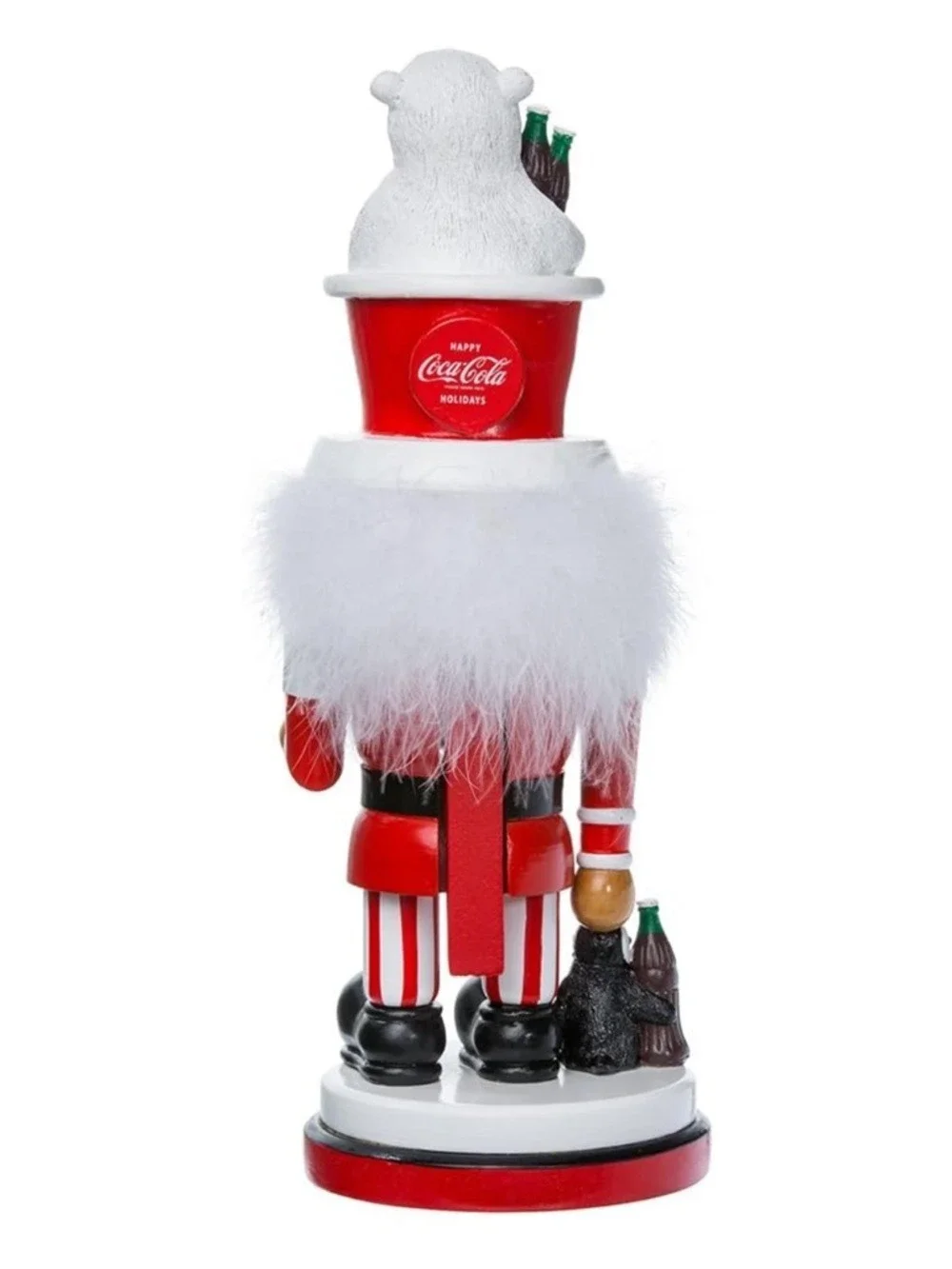 Kurt Adler Coca-Cola Hollywood Nutcracker with Polar Bear Hat 15-Inch - Picture 11 of 17